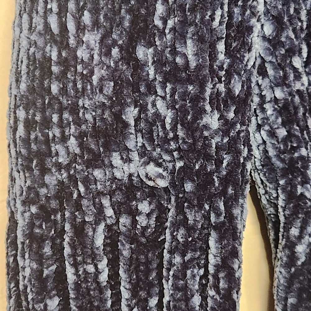 Chelsea & Theodore Chunky Knit Turtleneck Sweater Blue Womens Size Small - Picture 3 of 4